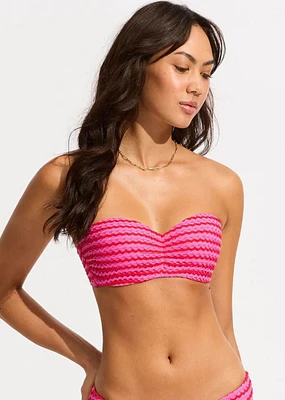 Mesh Effect Bandeau Top