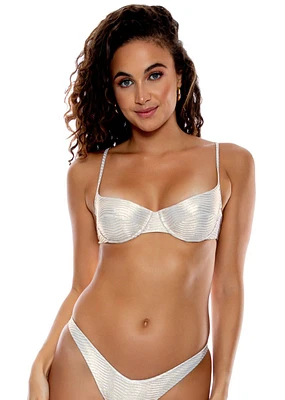 Haut balconette Golden Luli