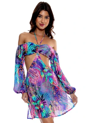 Robe découpée Jungle Fever