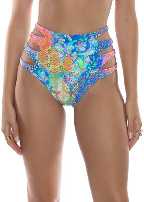 High waist bikini bottom