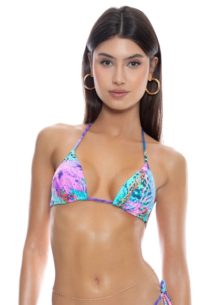 Triangle Top with Crystals Treasure