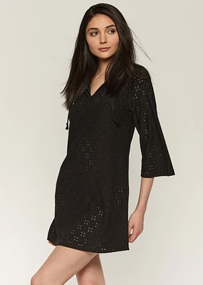Dress long sleeve Oeillets