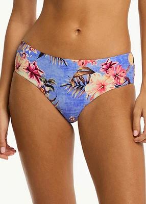 Bikini Bottom Full Coverage Blue Hawaii