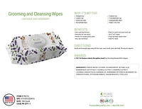 Pure and Natural Pet - Dog Wipes - Lavender & Rosemary