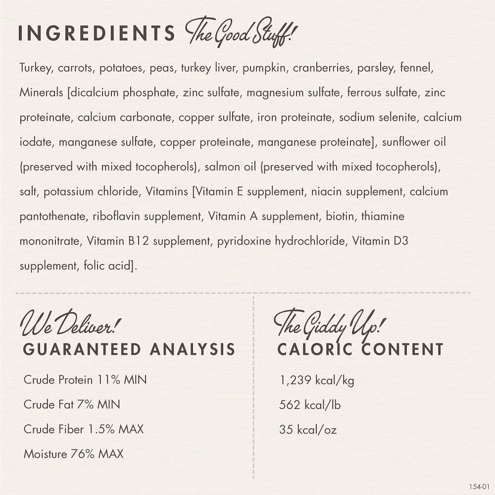 - Gently Cooked Sous Vide Frozen Dog Food - Nutrient Rich TurkiBowls - For All Dog Breeds & Ages