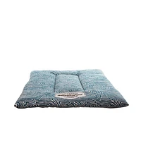 Snoozepad Dog Crate Mat - Teal Wave