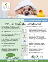 Pure and Natural Pet - Dog Freshener