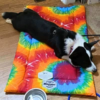 Snoozepad Dog Crate Mat - Tye Dye