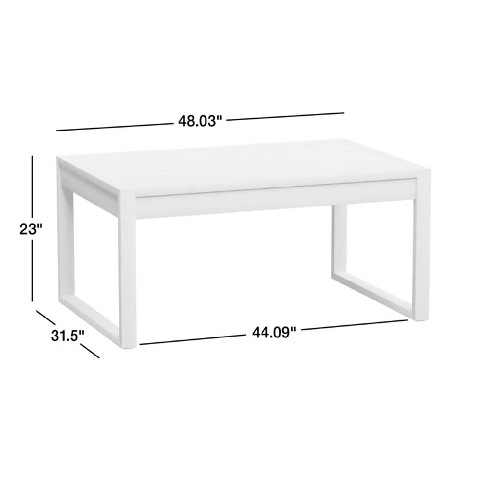 Gemini Light Ash Wood Rectangular Kids Play Table