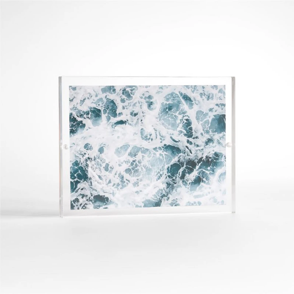 Acrylic 6x8 Block Tabletop Picture Frame