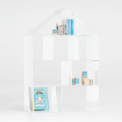 House-Shaped Acrylic Bookcase