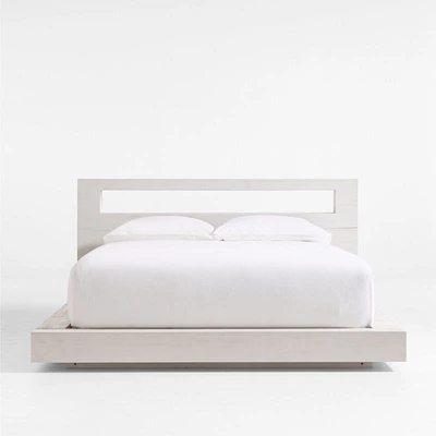 Adia Wood Platform Queen Bed by Leanne Ford