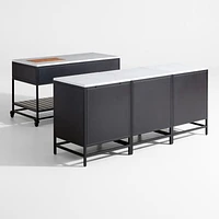 Alfresco -Piece Outdoor Kitchen Set with Island