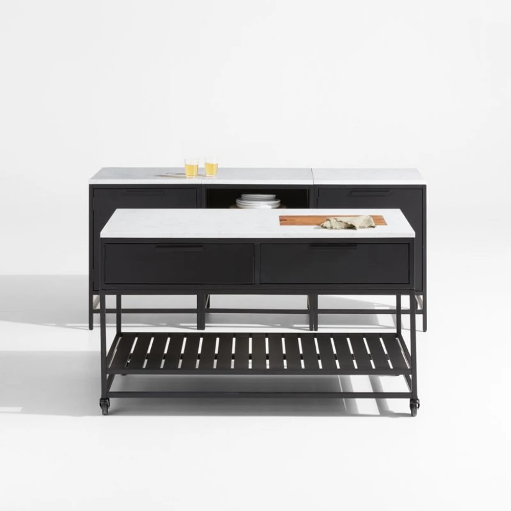 Alfresco -Piece Outdoor Kitchen Set with Island