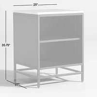 Alfresco Black Convertible Outdoor Kitchen Cabinet