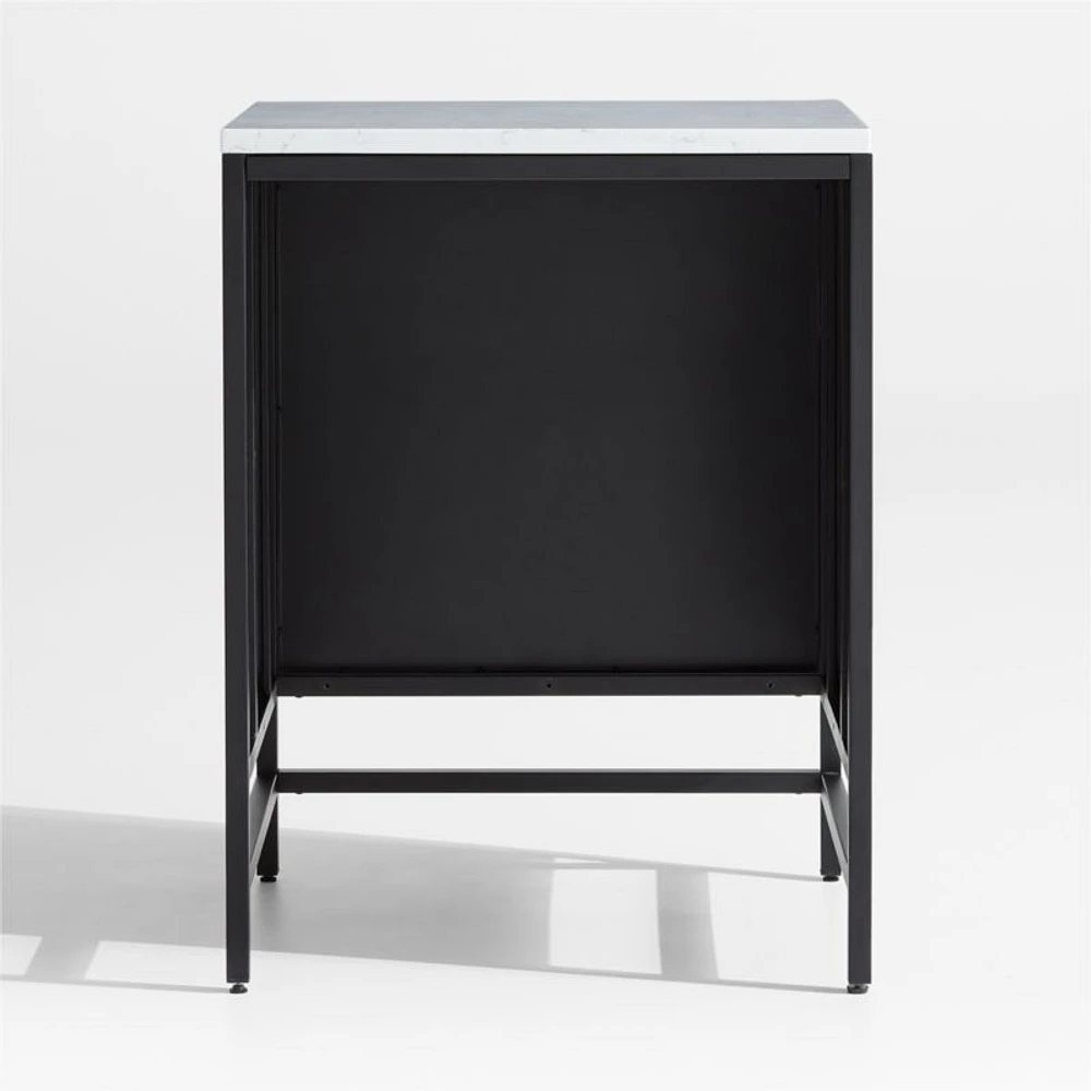 Alfresco Black Convertible Outdoor Kitchen Cabinet