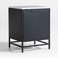Alfresco Black Single Outdoor Kitchen Cabinet