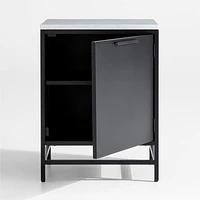 Alfresco Black Single Outdoor Kitchen Cabinet