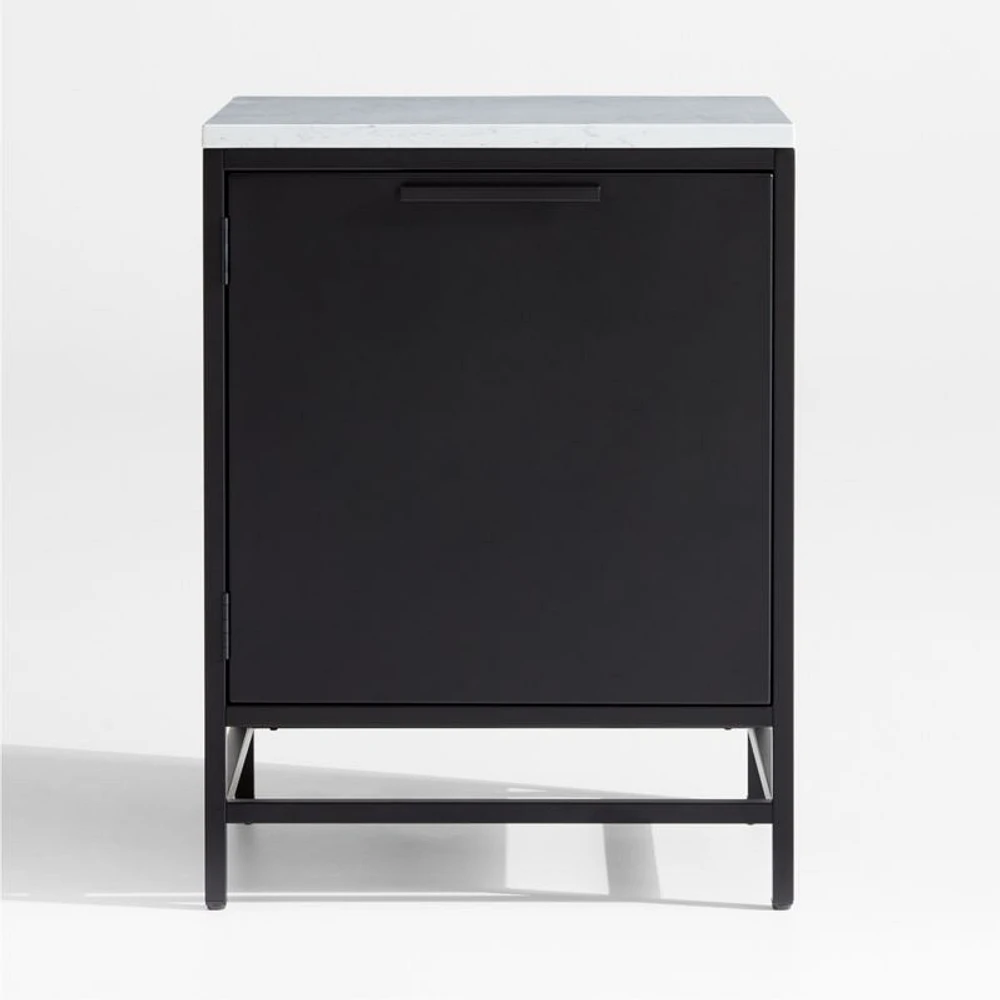 Alfresco Black Single Outdoor Kitchen Cabinet