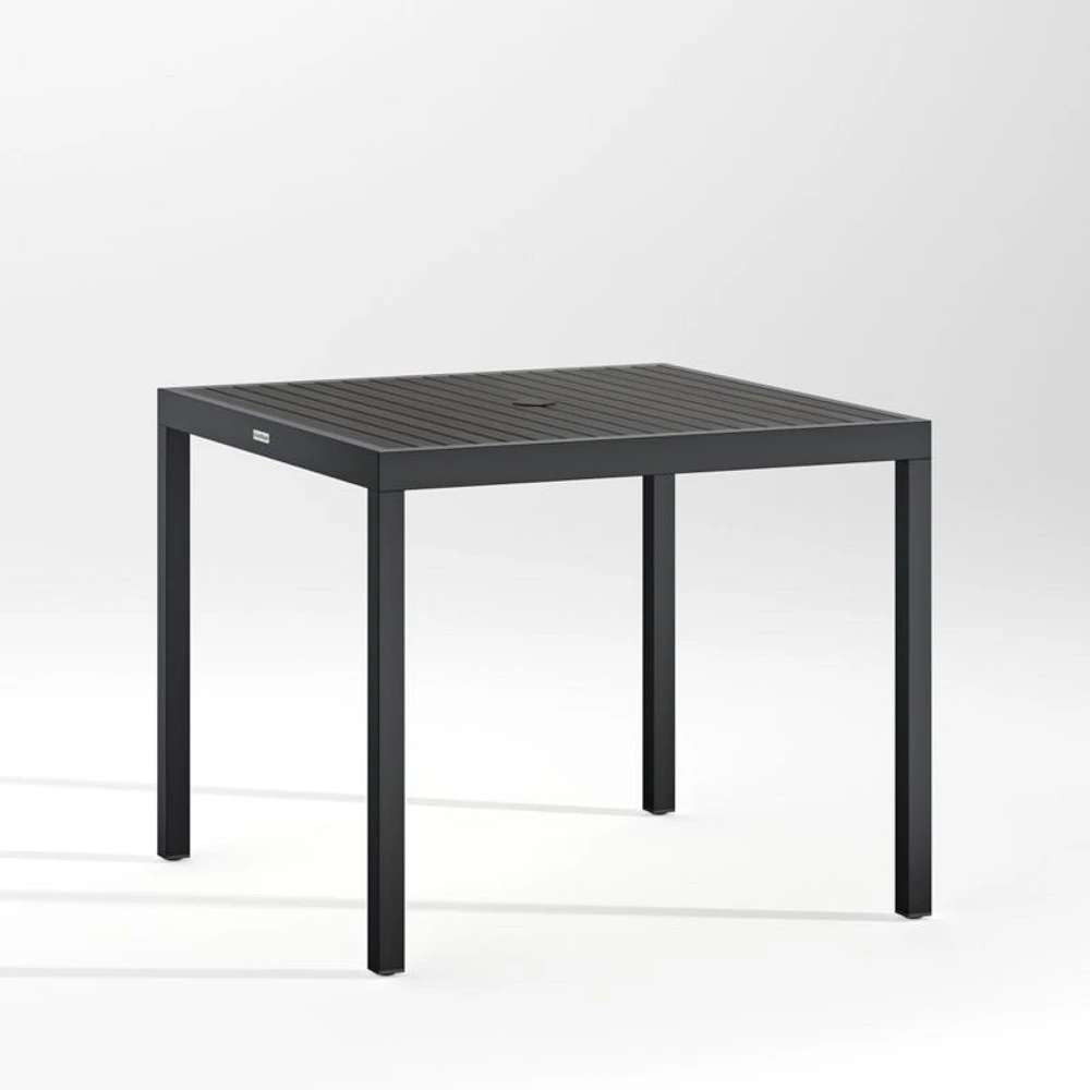 Alfresco 35" Black Outdoor Cafe Table