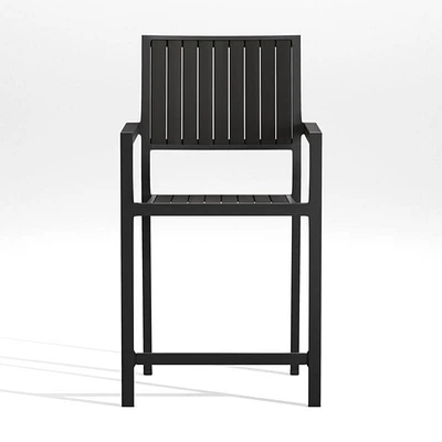 Alfresco Black Outdoor Counter Stool