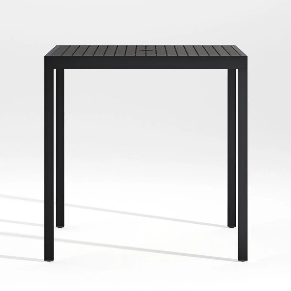 Alfresco 35" Black Outdoor High Dining Table