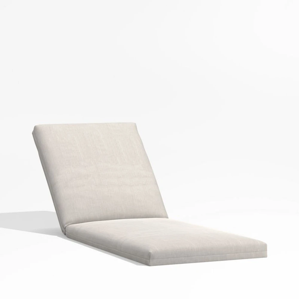 Alfresco Replacement Silver Sunbrella ® Outdoor Chaise Cushion