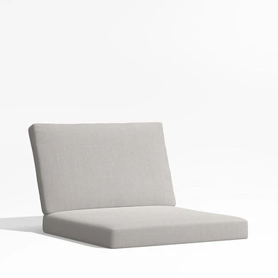 Alfresco Replacement Petite Silver Outdoor Chair Cushion