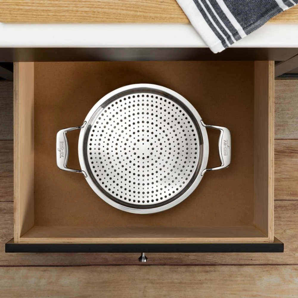 All Clad ® Stainless Steel Strain & Splatter Guard