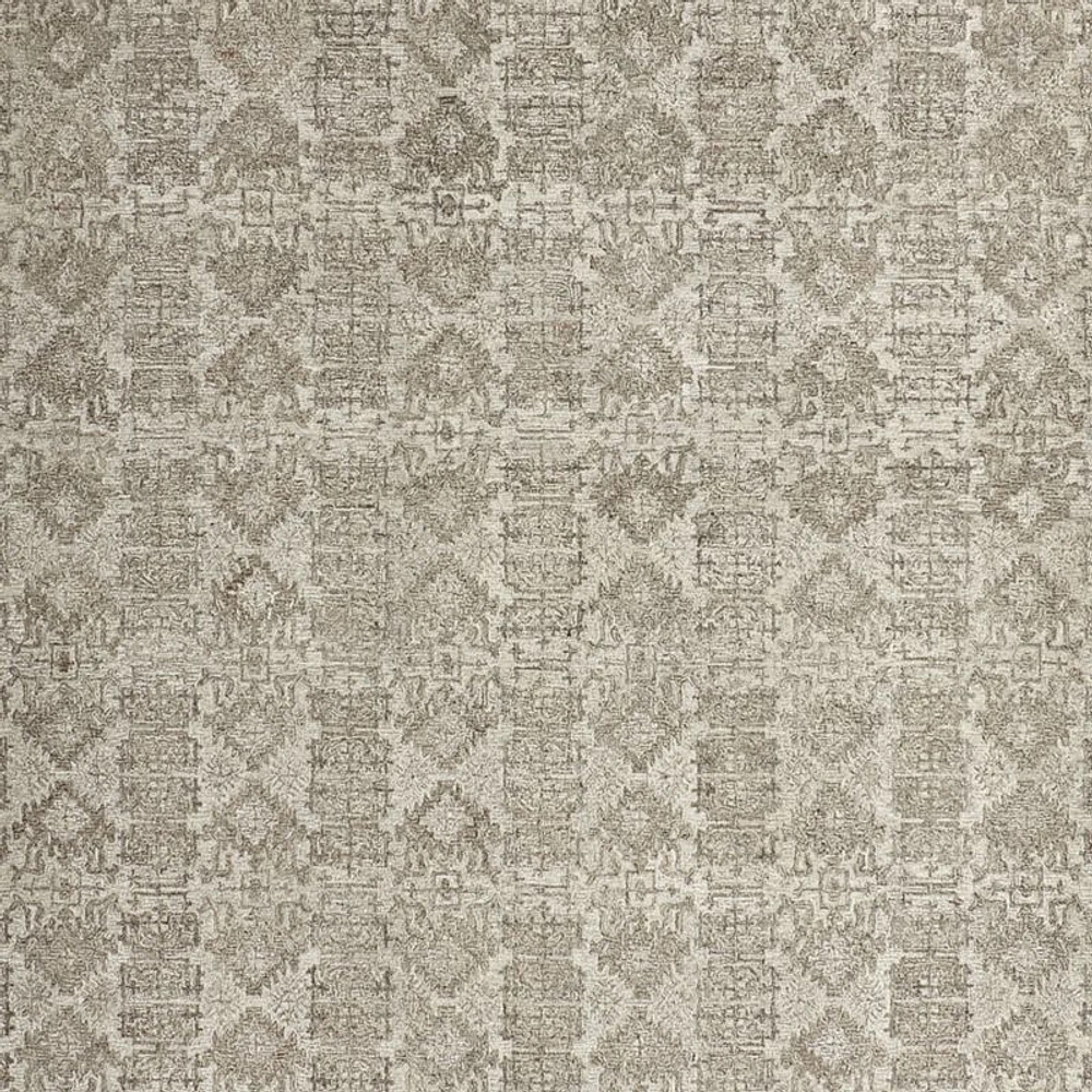 Alvarez Wool Hand-Tufted Brown Area Rug 6'x9'
