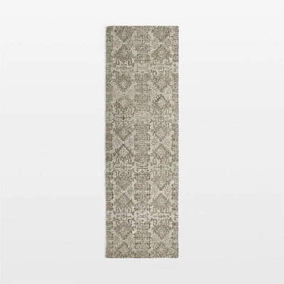 Alvarez Wool Hand-Tufted Runner Rug 2'10"x9