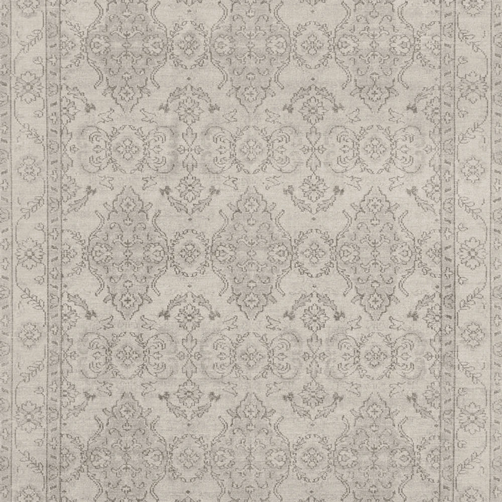 Amalfi Wool Traditional Hand-Knotted Beige Area Rug 8'x10'
