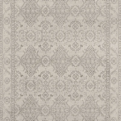 Amalfi Wool Traditional Hand-Knotted Beige Area Rug 8'x10'