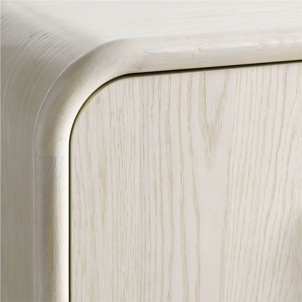 Annie 149" Whitewash Wood Storage Media Console Set by Leanne Ford