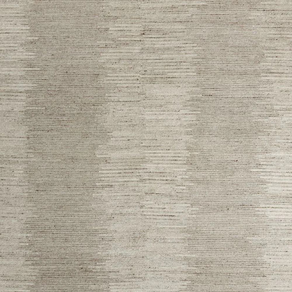 Antibes Wool and Viscose Hand-Knotted Taupe Brown Area Rug 6'x9'