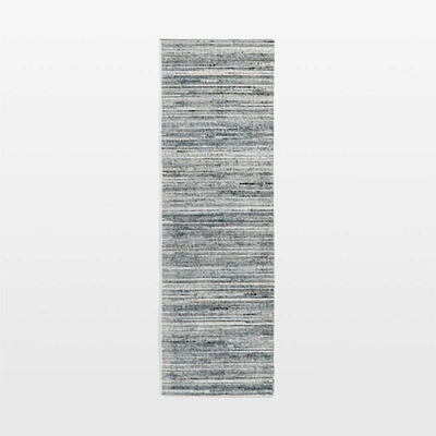 Antwerp Performance Handwoven Nickel Grey Runner Rug 2'10"x9'