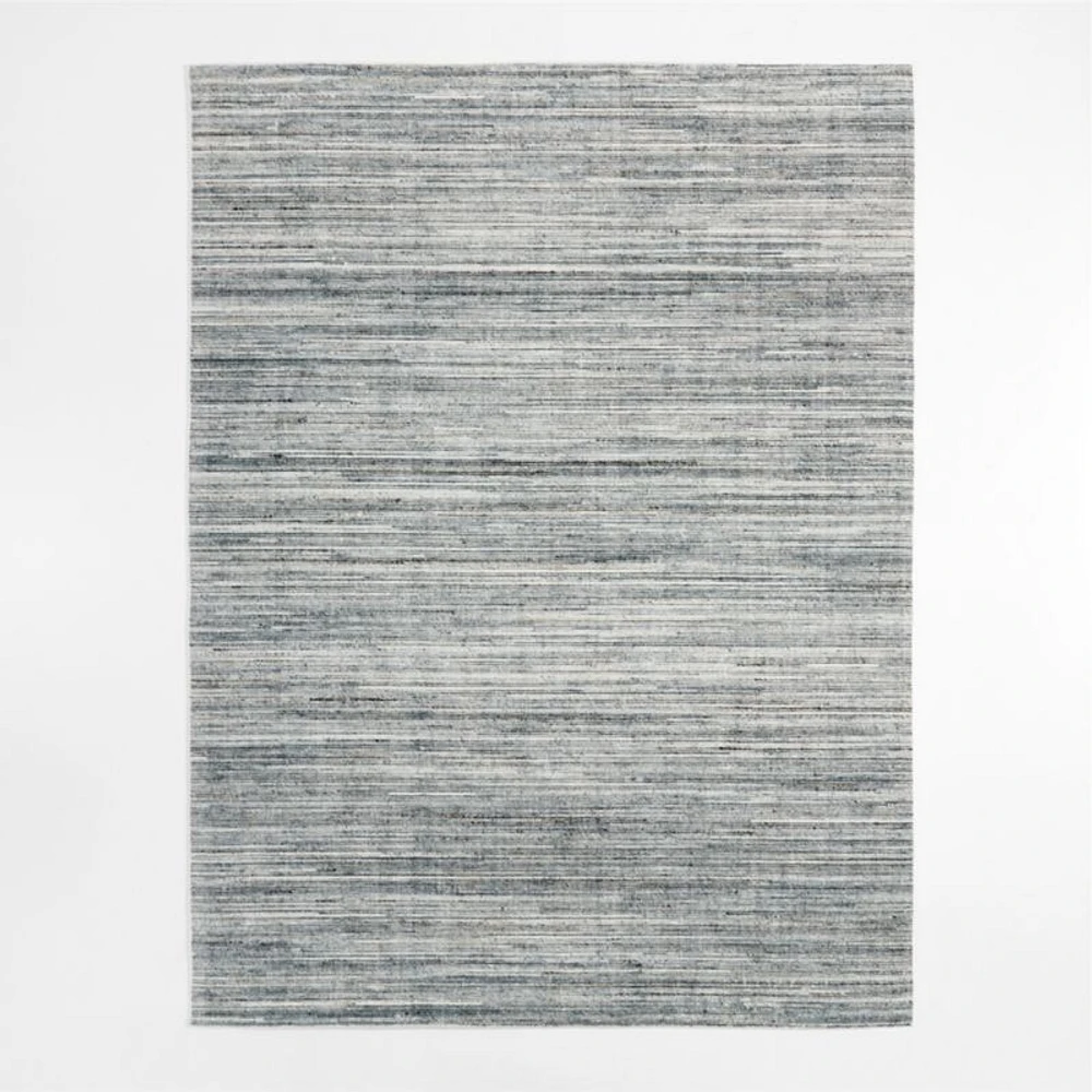 Antwerp Performance Handwoven Nickel Grey Area Rug 6'x9'
