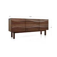 Apex 71" Walnut Credenza