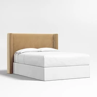 Arden 52" Camel Brown Upholstered King Headboard