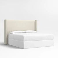 Arden 60" Natural Beige Upholstered King Headboard