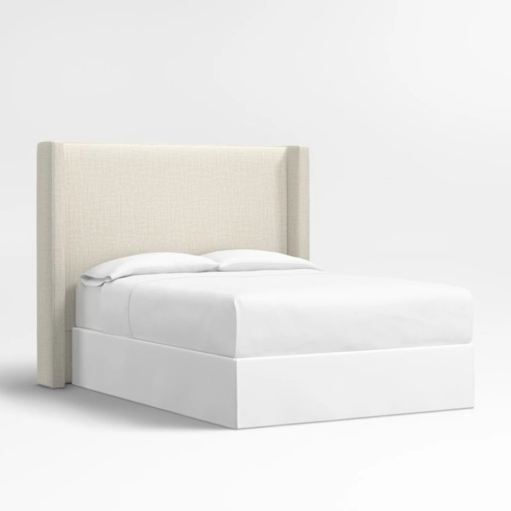 Arden 60" Natural Beige Upholstered King Headboard