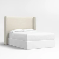 Arden 60" Natural Beige Upholstered King Headboard
