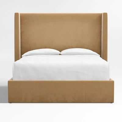 Arden 60" Upholstered Queen Headboard with Storage Bed Base