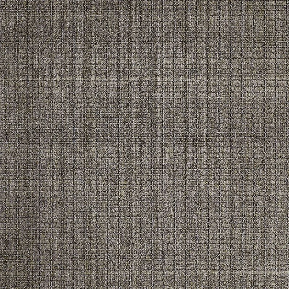 Arles Performance Wool Raised Pattern Dark Grey Area Rug 8'x10'