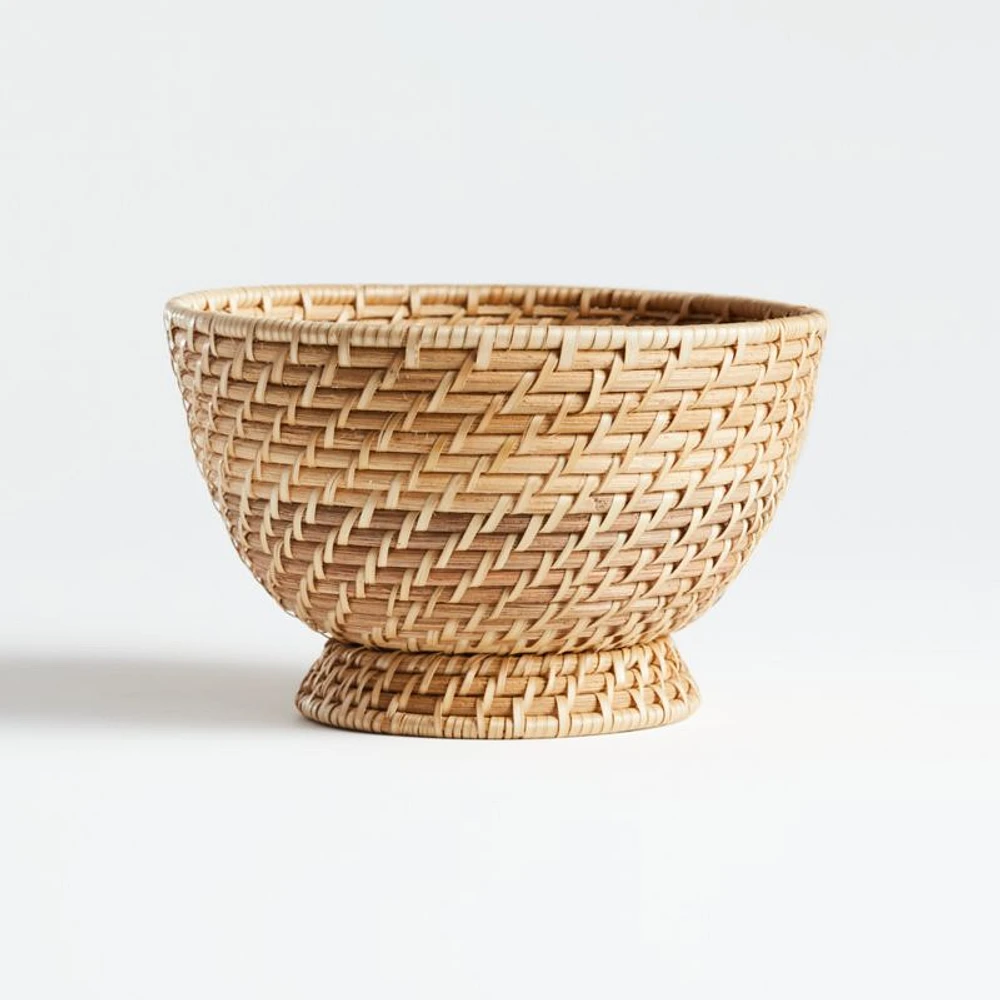 Artesia Natural Small Rattan Bowl