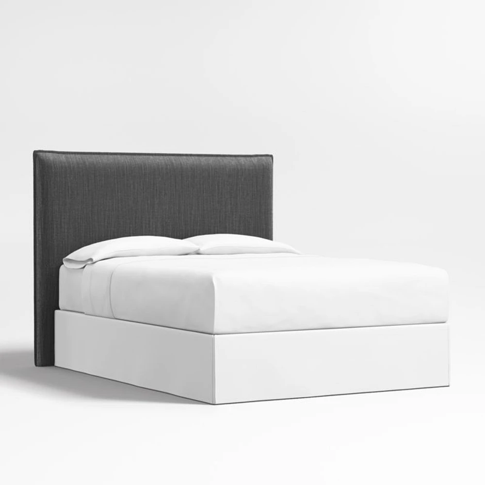 Arvada 54" Charcoal Grey King Upholstered Headboard