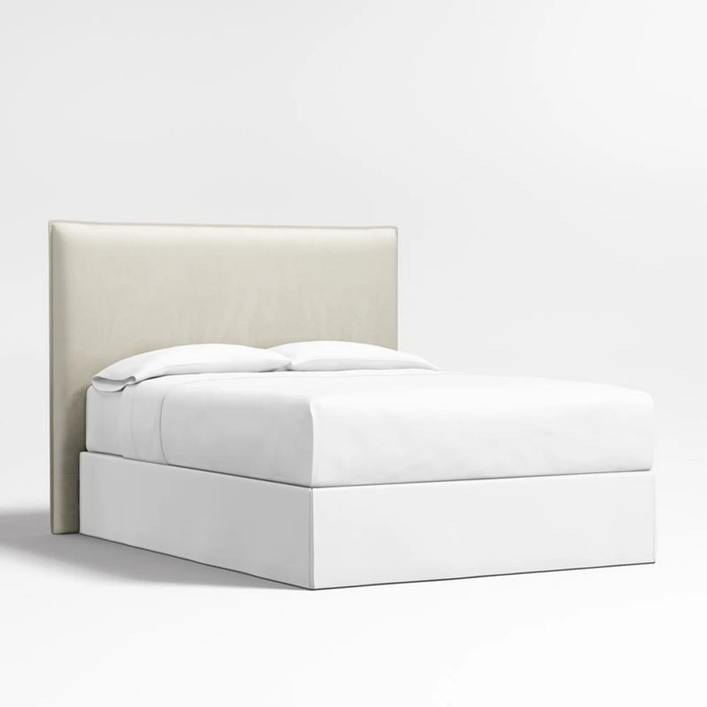 Arvada 54" Beige Upholstered King Headboard