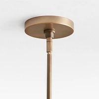 Aster Milk Glass Pendant Light