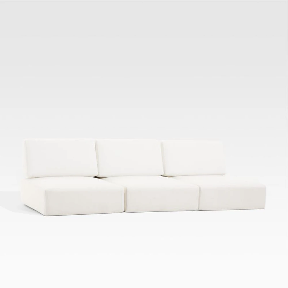 Ashore White Outdoor Sofa Cushion