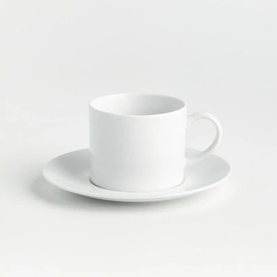 Aspen 9-oz. Porcelain Cup and Saucer
